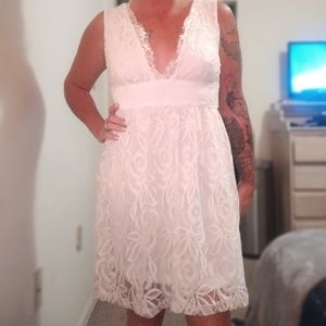 Windsor White Lace Dress